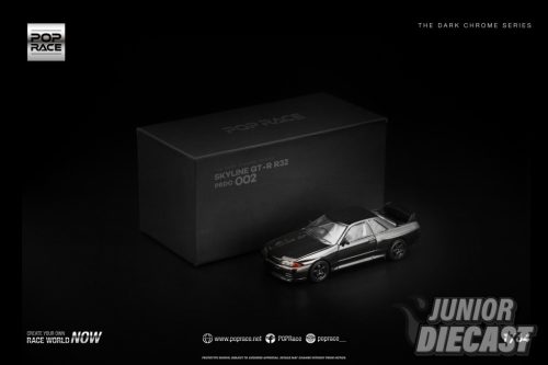 (Előrendelés) Pop Race Skyline R32 GT-R *The Dark Chrome Series*