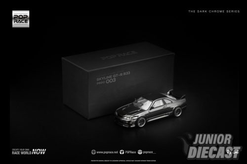(Előrendelés) Pop Race Skyline R33 GT-R *The Dark Chrome Series*