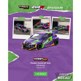   (Előrendelés) Tarmac 1:43 TOYOTA YARIS GR PANDEM PURPLE EVA RACING 2025
