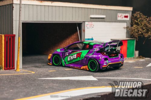 (Előrendelés) Tarmac 1:43 TOYOTA YARIS GR PANDEM PURPLE EVA RACING 2025