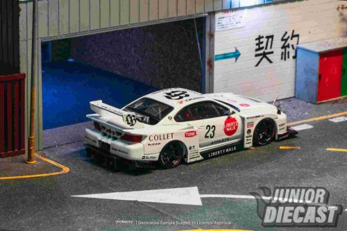 (Előrendelés) Tarmac 1:43 NISSAN SILVIA (S15) LB SUPER SILHOUETTE WHITE 2025