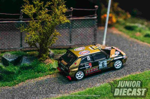 (Előrendelés) Tarmac 1:64 LANCIA DELTA HF INTERGRALE #6 PIERO LONGHI ECR PIANCAVALLO RALLY WINNER 1993