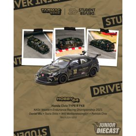   (Előrendelés) Tarmac HONDA CIVIC TYPE R FK8 BLACK NASA WESTERN ENDURANCE RACING CHAMPIONSHIP 2021