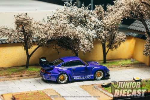 (Előrendelés) Tarmac PORSCHE RWB 993 FURUSATO PURPLE 2024