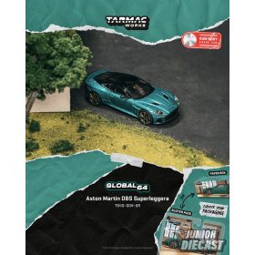   (Előrendelés) Tarmac ASTON MARTIN DBS SUPERLEGGERA GREEN METALLIC (bliszteres)