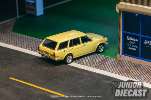 (Előrendelés) Tarmac DATSUN 510 BLUEBIRD WAGON  YELLOW 1973 (dobozos--Chase esély)