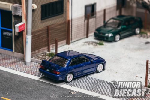 (Előrendelés) Tarmac MITSUBISHI LANCER GSR EVOLUTION 2 BLUE 1994 (bliszteres)