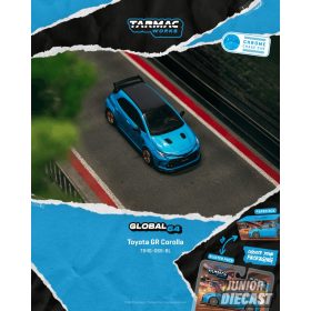   (Előrendelés) Tarmac TOYOTA COROLLA GR FLAME BLUE  2025 (dobozos--Chase esély)