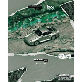 (Előrendelés) Tarmac Works PORSCHE 959 SILVER 1989