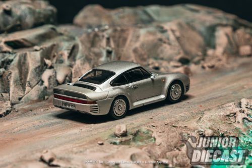 (Előrendelés) Tarmac Works PORSCHE 959 SILVER 1989