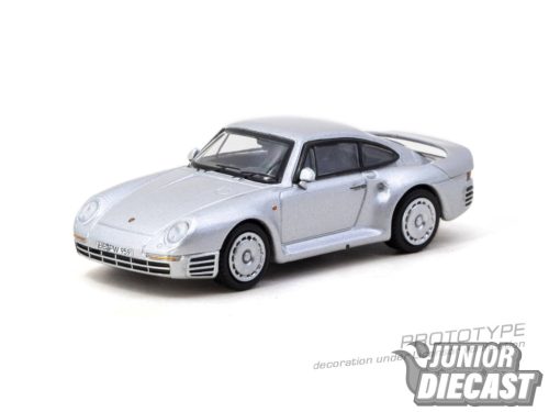 (Előrendelés) Tarmac Works PORSCHE 959 SILVER 1989