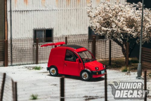 (Előrendelés) Tarmac NISSAN S CARGO RED 1995 (dobozos--Chase esély)