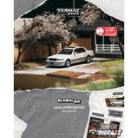   (Előrendelés) Tarmac LEXUS LS400 (UCF10) PEARL WHITE 2001 (dobozos)