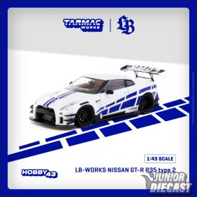   (Előrendelés) Tarmac 1/43 Nissan GT-R R35 *LB-WORKS* type 2