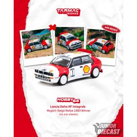   (Előrendelés) Tarmac Lancia Delta HF Integrale #1 László Sen Ranga/Erno Büki Mogürt-Salgó Rallye 1993 Winner