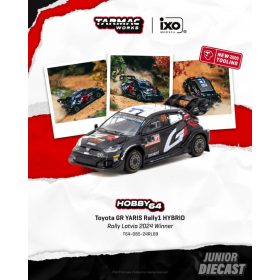   (Előrendelés) Tarmac 2024 Toyota GR YARIS Rally1 HYBRID Kalle Rovanperä/Jonne Halttunen Rally Latvia Winner