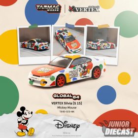 (Előrendelés) Tarmac Vertex Silvia S15 *Mickey Mouse*