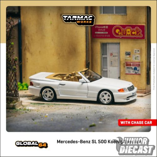 (Előrendelés) Tarmac Mercedes-Benz SL 500 Koenig Specials, fehér