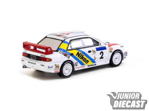 Tarmac 1/64 Mitsubishi Lancer Evolution III, #2 K. Eriksson/S Parmander Hong Kong-Beijing Rally 1995 Winner