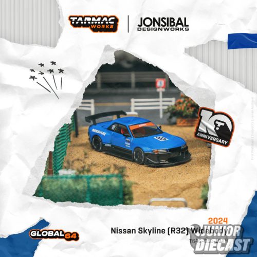 (Előrendelés) Tarmac  Nissan Skyline (SR32) Videbody Designed by Jon Sibal *Tarmac Works 10th Anniversary*