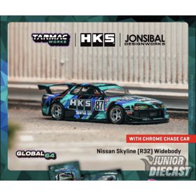 (Előrendelés) Tarmac Nissan Skyline (R32) Widebody *HKS*