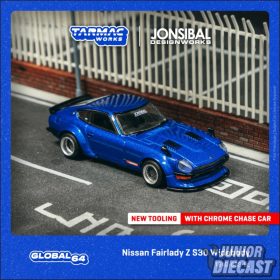   Tarmac Nissan Fairlady Z S30 Widebody Designed by Jon Sibal, kék