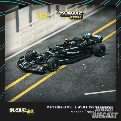 (Előrendelés) Tarmac 2023 Mercedes-AMG F1 W14 E Performance #44 Monaco Grand Prix