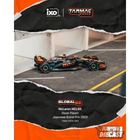   (Előrendelés) Tarmac 2023 McLaren MCL60 Oscar Piastri Japanese Grand Prix
