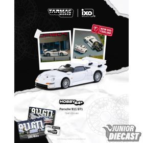   (Előrendelés) Tarmac Porsche 911 GT1 With Trading and Tarmac Cards