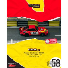   (Előrendelés) Tarmac 1975 Porsche 911 Carrera RSR 3.0 #58 24h Le Mans