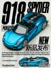 TimeMicro - Porsche 918 Spyder Blue Alloy Car Model