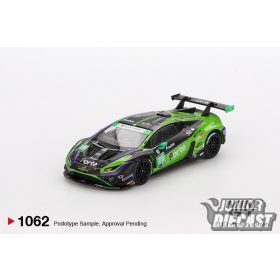   Mini GT LAMBORGHINI HURACAN GT3  EVO2 #78 FORTE RACING DAYTONA 24  HRS 2024 (dobozos)