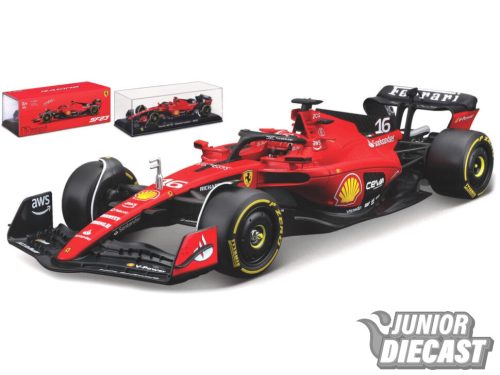 (Előrendelés) Burago 1/24 2023 Ferrari SF-23 F1 #16 Charles Leclerc