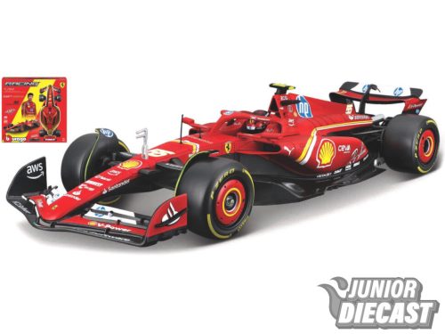 (Előrendelés) Burago 1/24 2024 Ferrari SF-24 #55 Carlos Sainz *KIT*