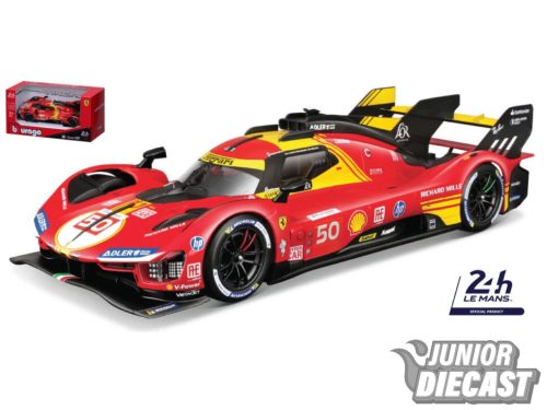 (Előrendelés) Burago 1/43 2024 Ferrari 499P #50 winner 24h Le Mans 2024