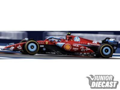 (Előrendelés) Burago 1/43 2024 Ferrari F1 SF24 #55 Carlos Sainz 5th Miami GP