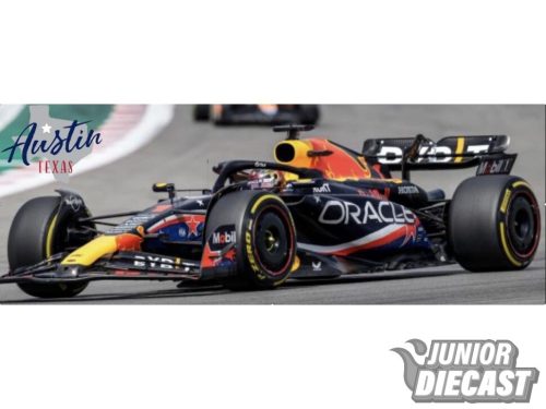(Előrendelés) Burago 1/43 2023 Red Bull Racing RB19 #1 Max Verstappen Winner Austin GP 2023
