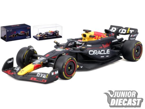 (Előrendelés) Burago 1/43 2024 Red Bull RB20 #1 Max Verstappen bukósisakkal, *Silverstone* Limited Edition (EMBARGO)