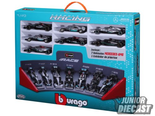 (Előrendelés) Burago 1/43 Mercedes-Benz 7 autós szett