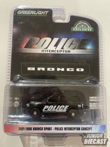 Greenlight 2021 Ford Bronco Sport Police Interceptor Concept