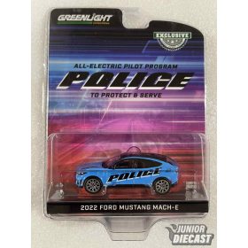   Greenlight 2022 Ford Mustang Mach-E Police *All-Electric Pilot Program Pilot Vehicle*
