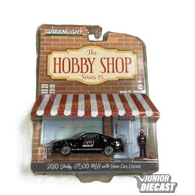 Greenlight 2010 Shelby GT500 #68 with race car driver