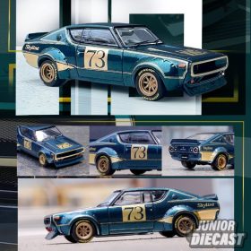   INNO 64 1/64 Nissan Skyline 2000 GT-R (KPGC110), racing concept green