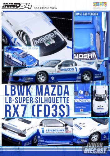 INNO 64 LBWK Mazda RX7 (FD3S) LB Super Silhouette *Hong Kong Toy Car Salon 2024 Special Edition*