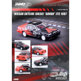   INNO64 1987 Nissan Skyline 2000 Turbo RS-X HR31 #26 Kenji Takahashi/Takao Wada *ADVAN* JTCC