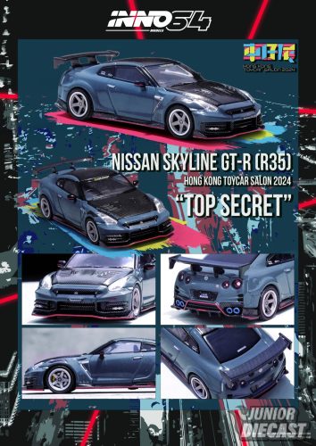 INNO 64 Nissan Skyline GT-R (R35) Nismo 2024 *Top Secret* Hong Kong Toy Car Salon Special Edition