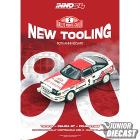   (Előrendelés) INNO64 Toyota Celica GT-Four (ST165) Winner Rally Monte Carlo 1991 C. Sainz / L. Moya